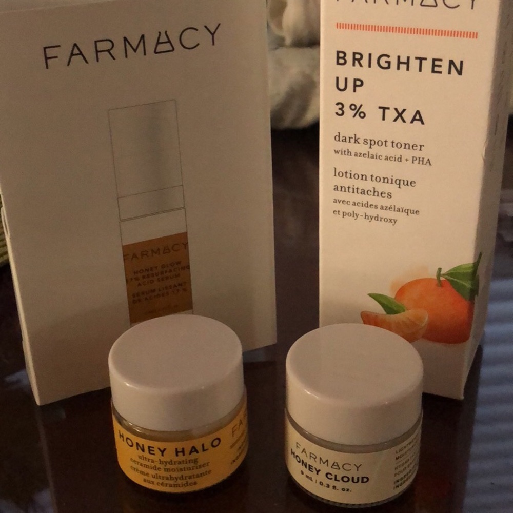 Farmacy Brighten Up Toner and Honey Halo Set - +++